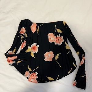 Billabong off the shoulder floral top